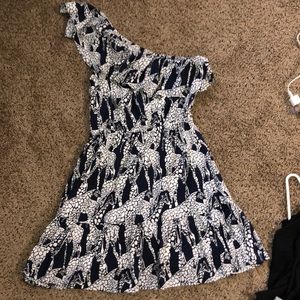 Crown and Ivy giraffe print dress